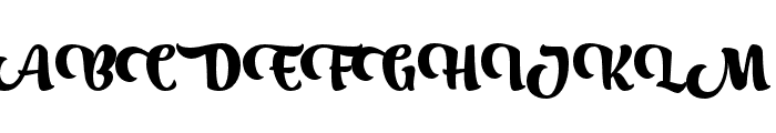 Merengue Script Regular Font UPPERCASE