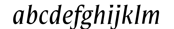 Mestiza Regular Italic Font LOWERCASE