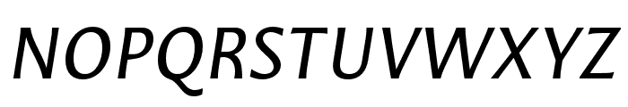 Mestiza Sans Regular Italic Font UPPERCASE