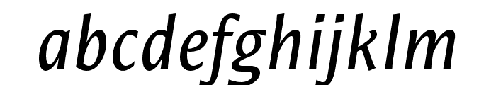 Mestiza Sans Regular Italic Font LOWERCASE