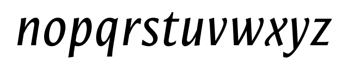 Mestiza Sans Regular Italic Font LOWERCASE