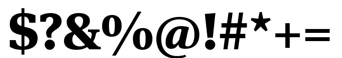 Meta Serif Pro Extrabold Font OTHER CHARS