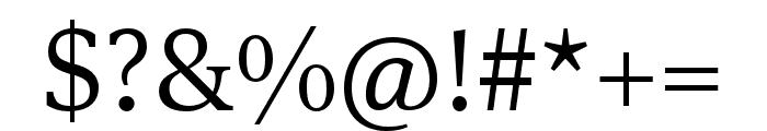 Meta Serif Pro Light Font OTHER CHARS