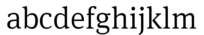 Meta Serif Pro Light Font LOWERCASE