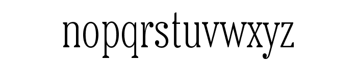 Meursault VF Ultra Condensed Thin Font LOWERCASE