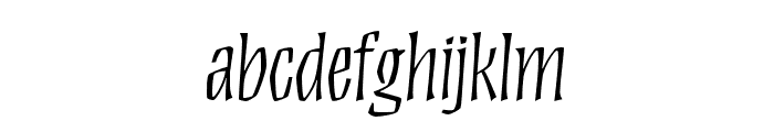 Mezz Std Light Font LOWERCASE