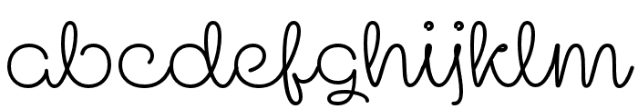 Mielle CF Regular Font LOWERCASE