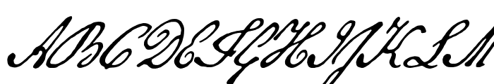 Military Scribe Regular Font UPPERCASE