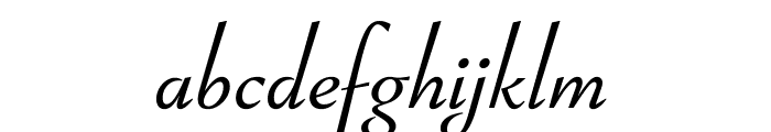 Minetto VF Regular Font LOWERCASE