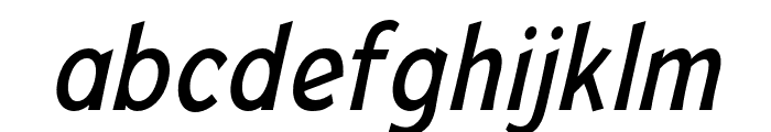 Mingler Italic Font LOWERCASE