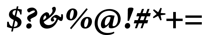 Minion 3 Caption Bold Italic Font OTHER CHARS