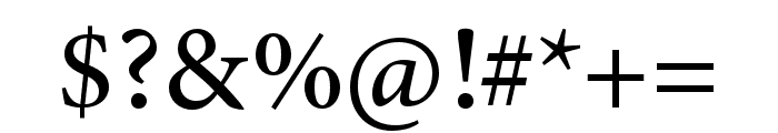 Minion 3 Medium Font OTHER CHARS