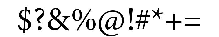 Minion 3 Regular Font OTHER CHARS