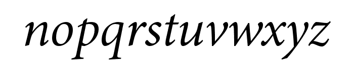 Minion 3 Subhead Italic Font LOWERCASE