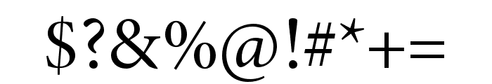 Minion 3 Subhead Regular Font OTHER CHARS