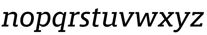 Mislab Std Italic Font LOWERCASE