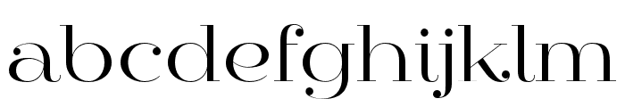 Mittwoch Norm Regular Font LOWERCASE