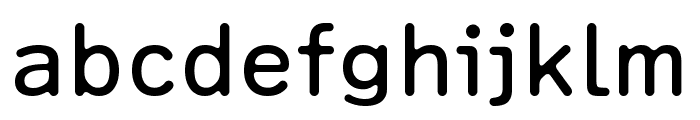 Mizolet Regular Font LOWERCASE