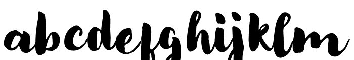 Modern Love Regular Font LOWERCASE