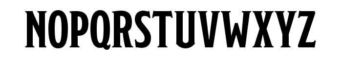 Modesto Condensed Bold Font UPPERCASE