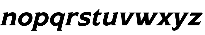 Modesto Text Bold Italic Font LOWERCASE