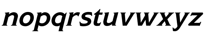 Modesto Text Medium Italic Font LOWERCASE