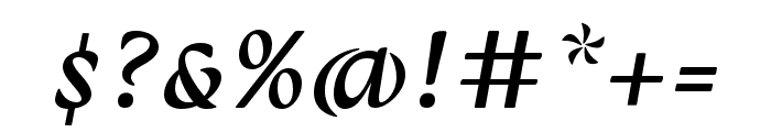 Monarcha Regular Italic Font OTHER CHARS