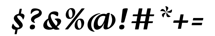 Monarcha SemiBold Italic Font OTHER CHARS
