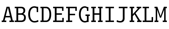 MonopinJRegular Regular Font UPPERCASE