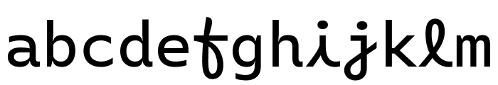 Monotalic Narrow Font LOWERCASE