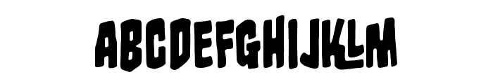 Monsterific BB Regular Font UPPERCASE