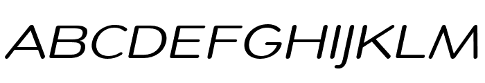 Montag Regular Oblique Font UPPERCASE