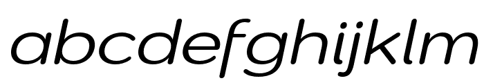 Montag Regular Oblique Font LOWERCASE