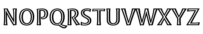 Moonglow Extended Font UPPERCASE