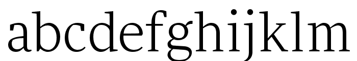 More Pro Wide Book Italic Font LOWERCASE