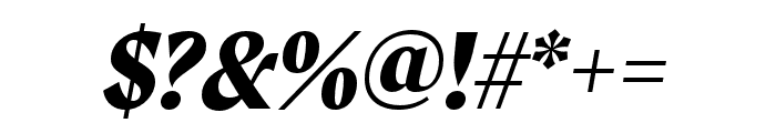 Moret Bold Oblique Font OTHER CHARS