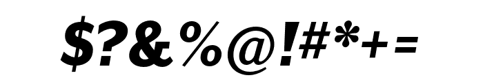 Mr Eaves XL Mod OT Heavy Italic Font OTHER CHARS