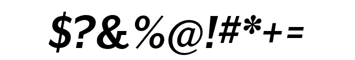 Mr Eaves XL San Nar OT Bold Italic Font OTHER CHARS