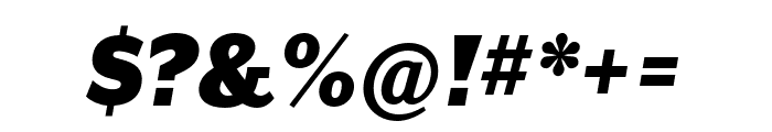 Mr Eaves XL San Nar OT Ultra Italic Font OTHER CHARS