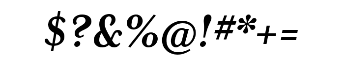 Mrs Eaves OT Bold Italic Font OTHER CHARS