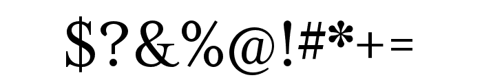 Mrs Eaves XL Serif Nar OT Reg Font OTHER CHARS