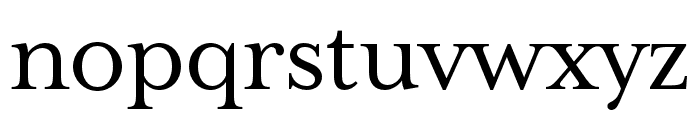 Mrs Eaves XL Serif Nar OT Reg Font LOWERCASE