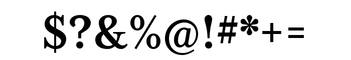 Mrs Eaves XL Serif OT Bold Font OTHER CHARS