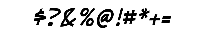 Mufferaw Italic Font OTHER CHARS