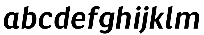 MultiText Bold Italic Font LOWERCASE