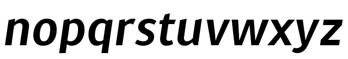 MultiText Bold Italic Font LOWERCASE