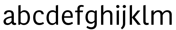 MultiText Regular Font LOWERCASE