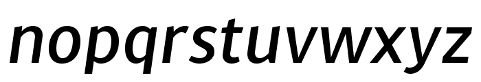 MultiText SemiBold Italic Font LOWERCASE
