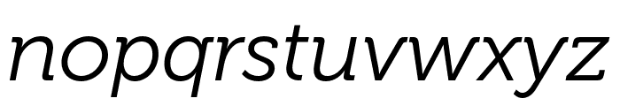 Museo 300 Italic Font LOWERCASE