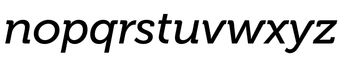 Museo 500 Italic Font LOWERCASE